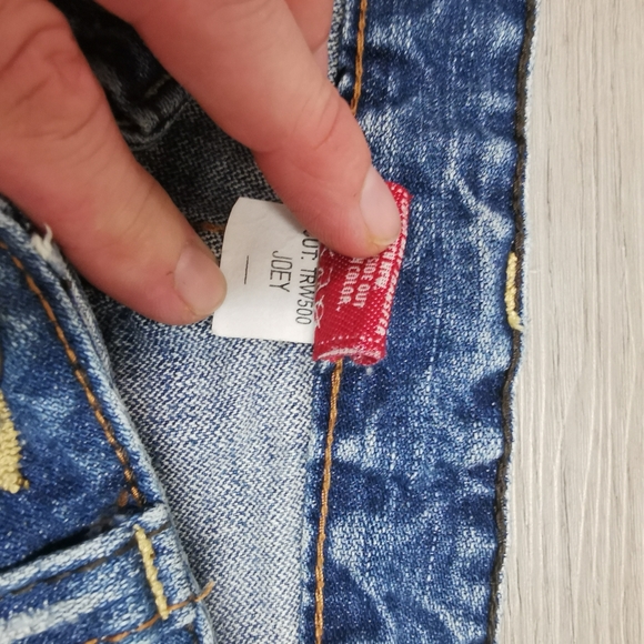 Rare! True Religion Joey Patch jeans, 27x32 - Picture 5 of 11